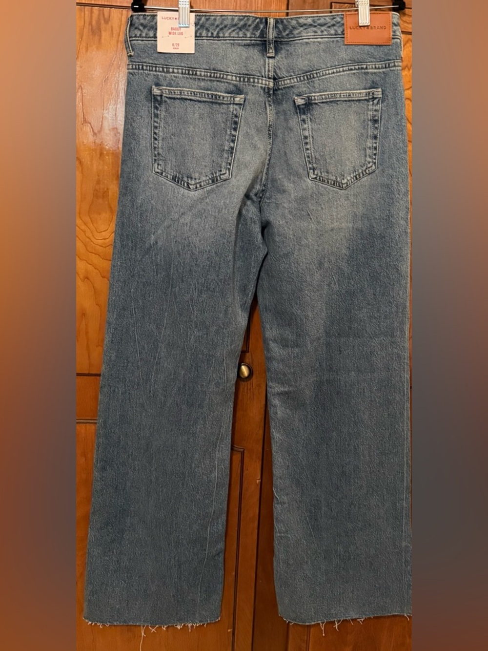 Lucky Baggy Wide-Leg Heart-Print Jeans - Picture 8 of 10